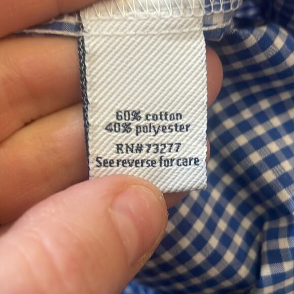 Croft & Barrow Blue Plaid Button-Up Shirt - Size XL - Picture 7 of 7